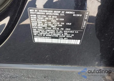 2019 Volkswagen Atlas 3.6L V6 Sel z USA, uszkodzony, nr VIN 1V2ER2CAXKC554917